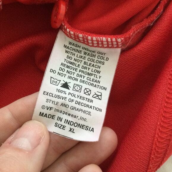 Tampa Bay Buccaneers Embroidered Button Up Polo Mens XL - Picture 10 of 10